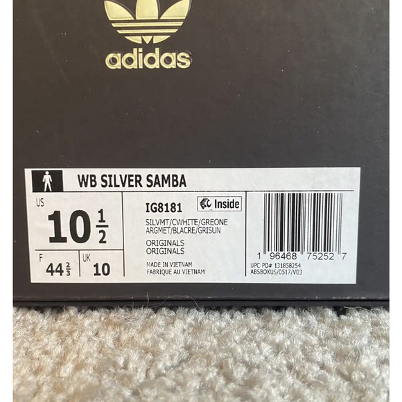 Adidas Samba Wales Bonner Silver main image 2